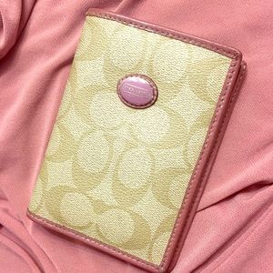 Coach passport holder